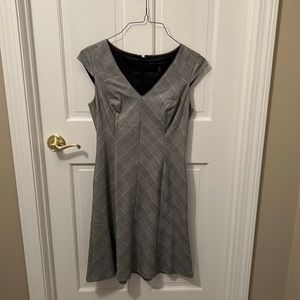 Glen plaid dress